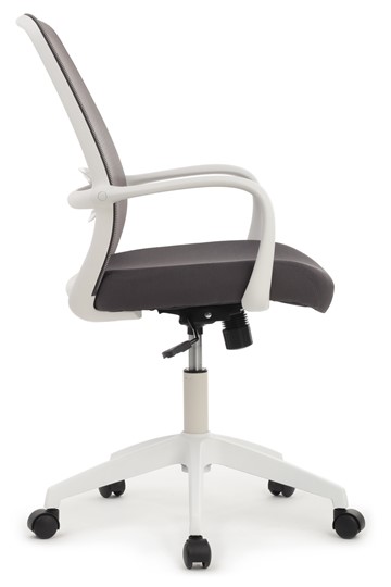 Кресло компьютерное Design W-207, Белый пластик/серая сетка в Перми - изображение 1