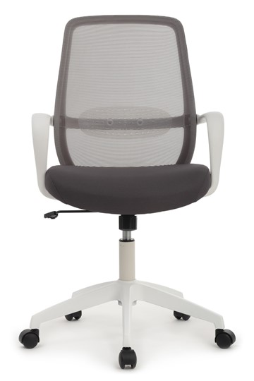 Кресло компьютерное Design W-207, Белый пластик/серая сетка в Перми - изображение 4