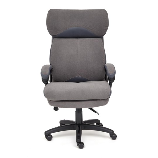 Офисное кресло DUKE флок/ткань, серый/серый, 29/TW-12 арт.14039 в Перми - изображение 1