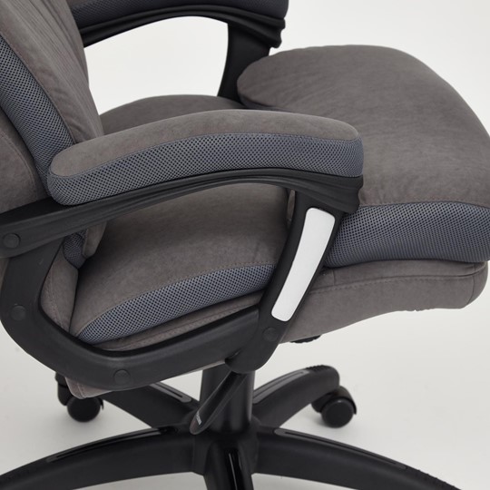 Офисное кресло DUKE флок/ткань, серый/серый, 29/TW-12 арт.14039 в Соликамске - изображение 9