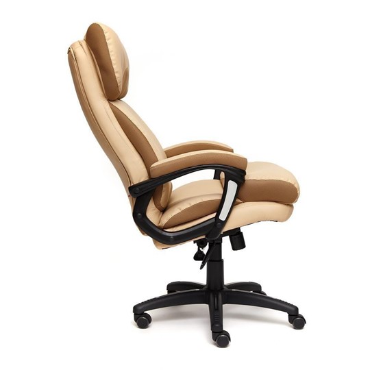 Компьютерное кресло DUKE кож/зам/ткань, бежевый/бронза, 36-34/21 арт.12906 в Перми - изображение 16