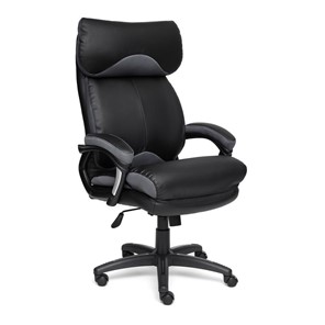 Компьютерное кресло DUKE кож/зам/ткань, черный/серый, 36-6/12 арт.12904 в Перми