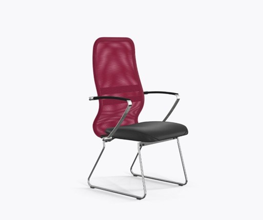 Офисное кресло Ergolife Sit 8 B2-9K - X1+Extra (Красный-Черный) в Перми - изображение