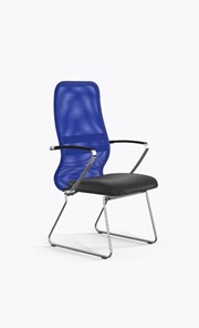 Кресло офисное Метта Ergolife Sit 8 B2-9K - X1+Extra (Синий-Черный) в Чайковском