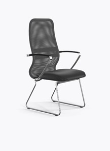 Кресло офисное Ergolife Sit 8 B2-9K - X1+Extra (Св.серый-Черный) в Чайковском