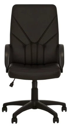 Кресло компьютерное MANAGER (PL64) экокожа ECO-30, черная в Перми - изображение