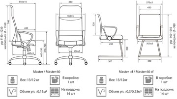 Кресло компьютерное Master GTPH Ch1 W01T01 в Перми - предосмотр 3