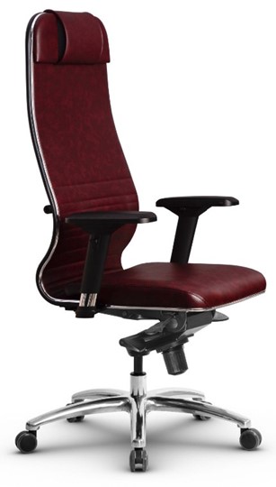 Кресло офисное Metta L 1m 38K2/4D мультиблок, нижняя часть 17838 бордовый в Перми - изображение 1