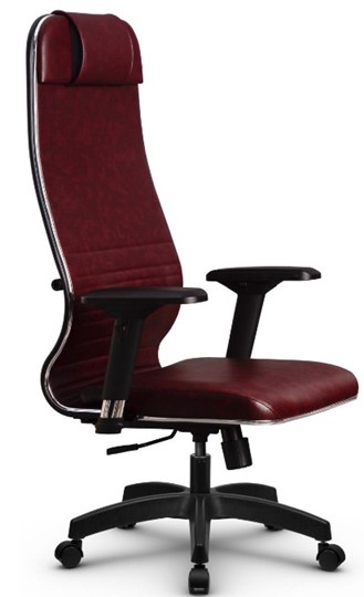 Кресло офисное Metta L 1m 38K2/4D топган, нижняя часть 17831 бордовый в Перми - изображение 1