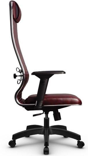 Кресло офисное Metta L 1m 38K2/4D топган, нижняя часть 17831 бордовый в Перми - изображение 2
