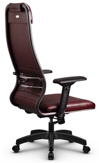 Кресло офисное Metta L 1m 38K2/4D топган, нижняя часть 17831 бордовый в Перми - изображение 3