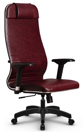Кресло офисное Metta L 1m 38K2/4D топган, нижняя часть 17831 бордовый в Перми - изображение