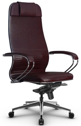 Кресло офисное Metta L 1m 38K2/K мультиблок, нижняя часть 17839 бордовый в Перми - изображение