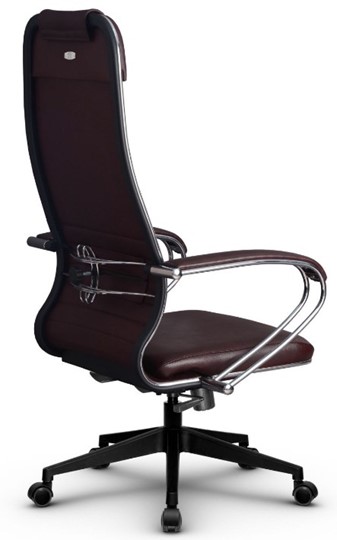 Кресло офисное Metta L 1m 38K2/K топган, нижняя часть 17832 бордовый в Перми - изображение 3