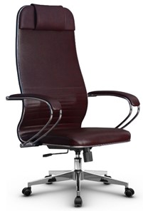 Кресло офисное Metta L 1m 38K2/K топган, нижняя часть 17834 бордовый в Перми