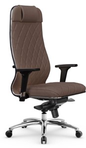 Кресло офисное Мetta L 1m 40M/2D Infinity Easy Clean (MPES) мультиблок, нижняя часть 17838 коричневый в Перми