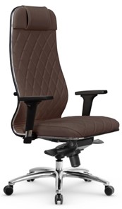Кресло офисное Мetta L 1m 40M/2D Infinity Easy Clean (MPES) мультиблок, нижняя часть 17838 темно-коричневый в Перми