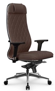 Кресло офисное Мetta L 1m 40M/2D Infinity Easy Clean (MPES) мультиблок, нижняя часть 17839 темно-коричневый в Перми