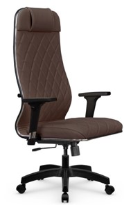 Кресло офисное Мetta L 1m 40M/2D Infinity Easy Clean (MPES) топган, нижняя часть 17831 темно-коричневый в Перми