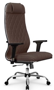 Кресло офисное Мetta L 1m 40M/2D Infinity Easy Clean (MPES) топган, нижняя часть 17833 темно-коричневый в Перми