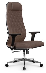 Кресло офисное Мetta L 1m 40M/2D Infinity Easy Clean (MPES) топган, нижняя часть 17834 светло-коричневый в Перми