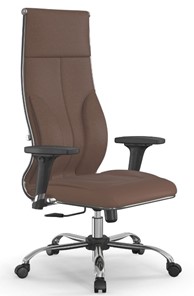 Офисное кресло Метта Мetta L 1m 46/2D Infinity Easy Clean (MPES) топган, нижняя часть 17833 светло-коричневый в Перми