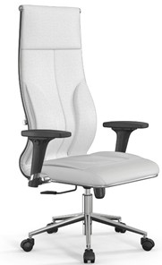Офисное кресло Мetta L 1m 46/2D Infinity Easy Clean (MPES) топган OMS, нижняя часть 17853 белый в Перми - предосмотр