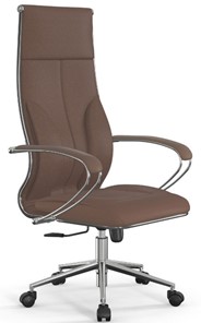 Кресло офисное Мetta L 1m 46/K Infinity Easy Clean топган OMS, нижняя часть 17853 светло-коричневый в Перми
