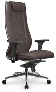 Офисное кресло МЕТТА L 1m 50M/2D Infinity Easy Clean мультиблок, нижняя часть 17839 темно-коричневый в Перми