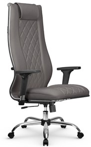 Офисное кресло МЕТТА L 1m 50M/2D Infinity Easy Clean топган, нижняя часть 17833 серый в Перми