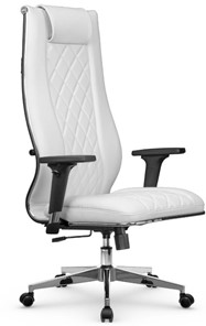 Офисное кресло МЕТТА L 1m 50M/2D Infinity Easy Clean топган, нижняя часть 17834 белый в Перми