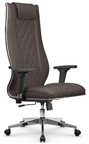 Офисное кресло МЕТТА L 1m 50M/2D Infinity Easy Clean топган, нижняя часть 17834 темно-коричневый в Перми