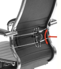 Офисное кресло Мetta L 1m 46/2D Infinity Easy Clean (MPES) топган OMS, нижняя часть 17853 светло-бежевый в Перми - изображение 2