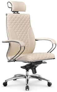 Кресло офисное Metta L 2c 44C/K116 Infinity Easy Clean мультиблок, нижняя часть 17838 молочный в Перми - предосмотр