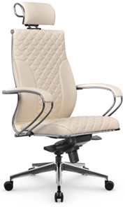 Кресло офисное Metta L 2c 44C/K116 Infinity Easy Clean мультиблок, нижняя часть 17839 молочный в Перми - предосмотр