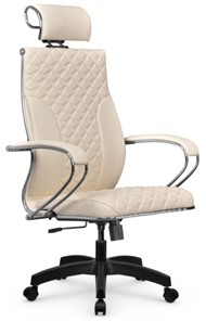 Кресло офисное Metta L 2c 44C/K116 Infinity Easy Clean топган, нижняя часть 17831 молочный в Перми