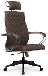 Кресло офисное Metta L 2c 44C/K116 Infinity Easy Clean топган, нижняя часть 17832 темно-коричневый в Перми