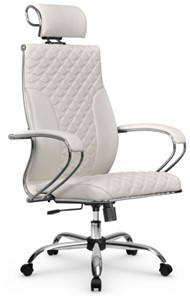 Кресло офисное Metta L 2c 44C/K116 Infinity Easy Clean топган, нижняя часть 17833 белый в Перми