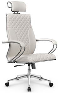 Кресло офисное Metta L 2c 44C/K116 Infinity Easy Clean топган, нижняя часть 17852 белый в Перми