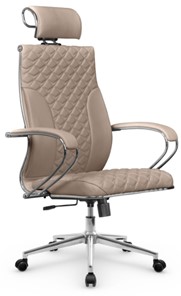 Кресло офисное Metta L 2c 44C/K116 Infinity Easy Clean топган, нижняя часть 17852 темно-бежевый в Перми