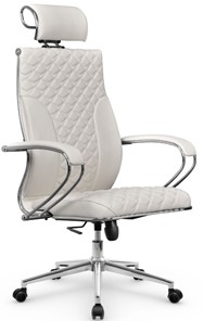 Кресло офисное Metta L 2c 44C/K116 Infinity Easy Clean топган OMS, нижняя часть 17853 белый в Перми - предосмотр