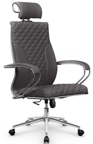 Кресло офисное Metta L 2c 44C/K116 Infinity Easy Clean топган OMS, нижняя часть 17853 серый в Перми