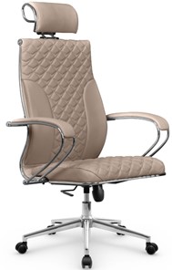 Кресло офисное Metta L 2c 44C/K116 Infinity Easy Clean топган OMS, нижняя часть 17853 темно-бежевый в Перми