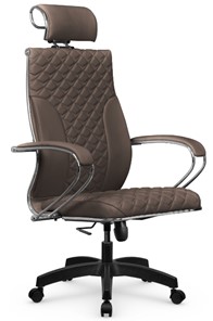 Кресло офисное Metta L 2c 44C/K116 Infinity Easy Clean топган OMS, нижняя часть 17859 светло-коричневый в Перми