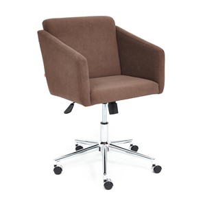 Офисное кресло MILAN хром флок, коричневый, арт.13945 в Перми - предосмотр