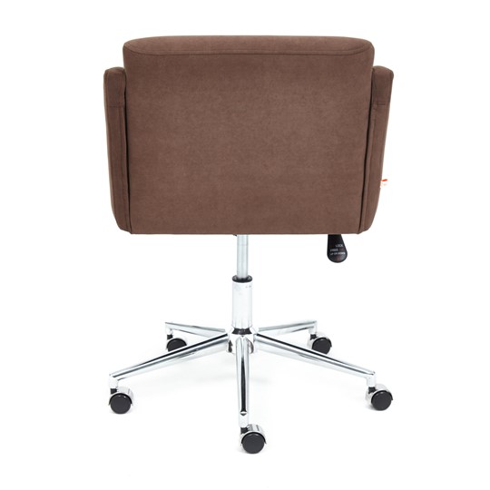 Офисное кресло MILAN хром флок, коричневый, арт.13945 в Перми - изображение 4
