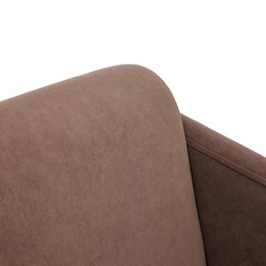 Офисное кресло MILAN хром флок, коричневый, арт.13945 в Перми - предосмотр 6