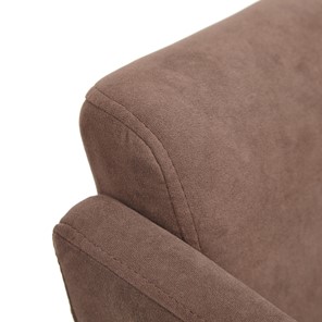 Офисное кресло MILAN хром флок, коричневый, арт.13945 в Перми - предосмотр 7