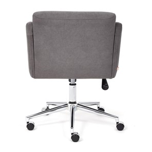 Кресло компьютерное MILAN хром флок, серый, арт.13947 в Перми - предосмотр 4