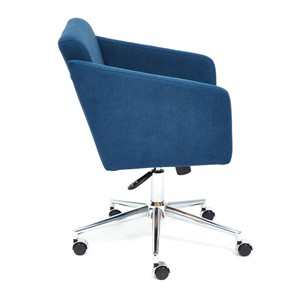 Офисное кресло MILAN хром флок, синий, арт.13948 в Перми - предосмотр 2
